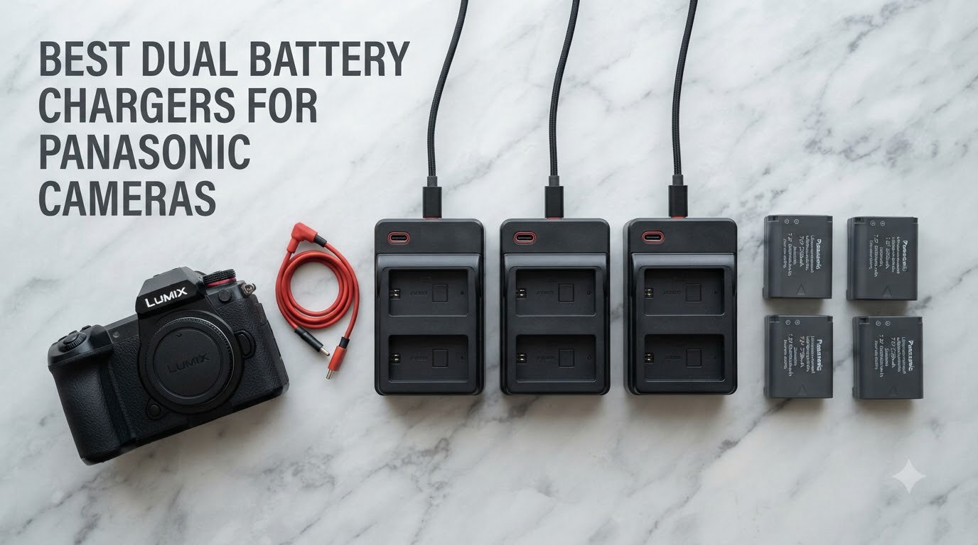 best dual battery chargers for panasonic cameras