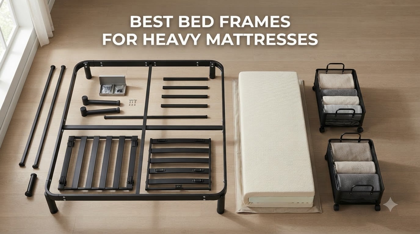 best bed frames for heavy mattresses