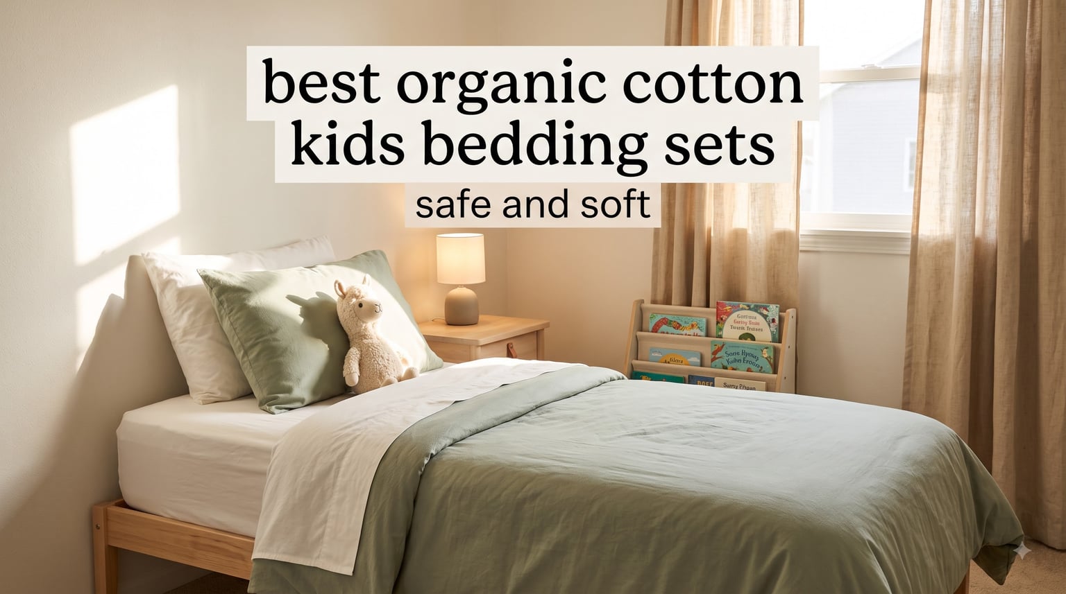 best organic cotton kids bedding sets safe and soft