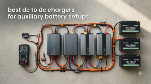 best dc to dc chargers for auxiliary battery setups