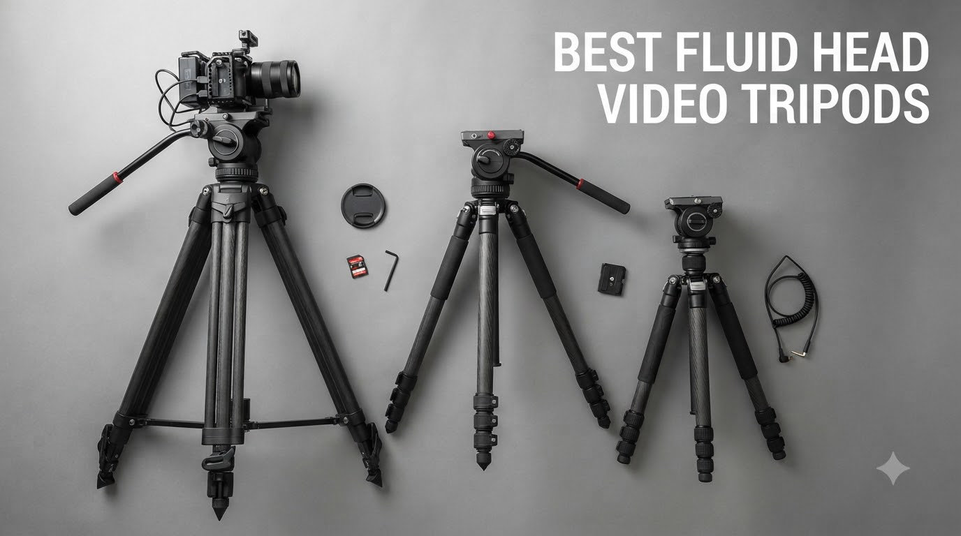 best fluid head video tripods
