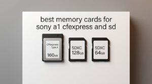 best memory cards for sony a1 cfexpress and sd