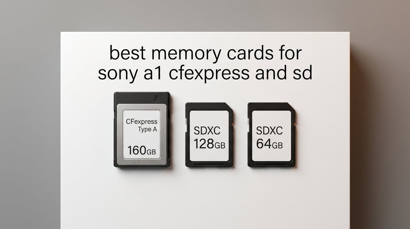 best memory cards for sony a1 cfexpress and sd