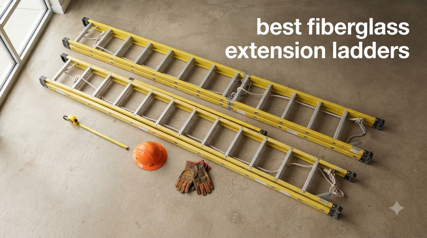 best fiberglass extension ladders