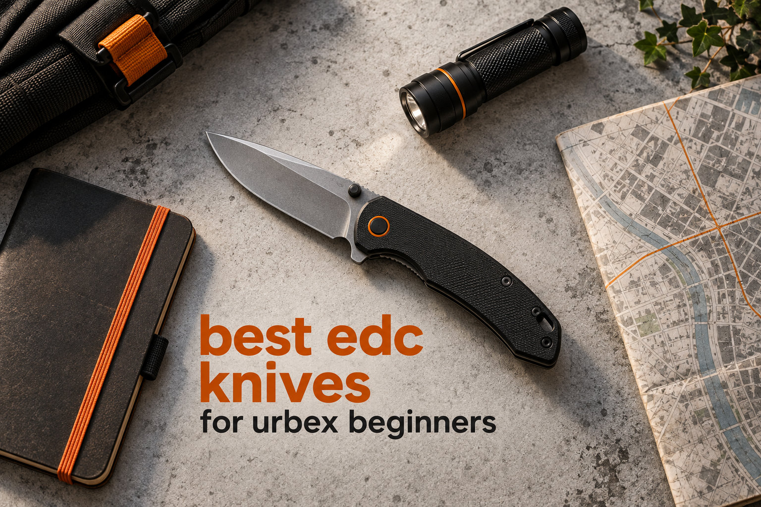 best edc knives for urbex beginners