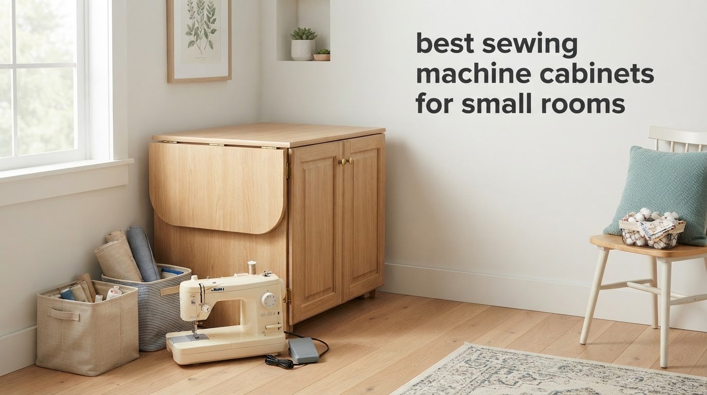 best sewing machine cabinets for small rooms