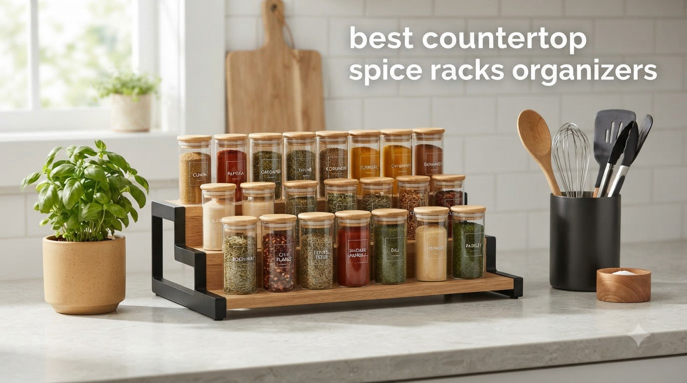 best countertop spice racks organizers