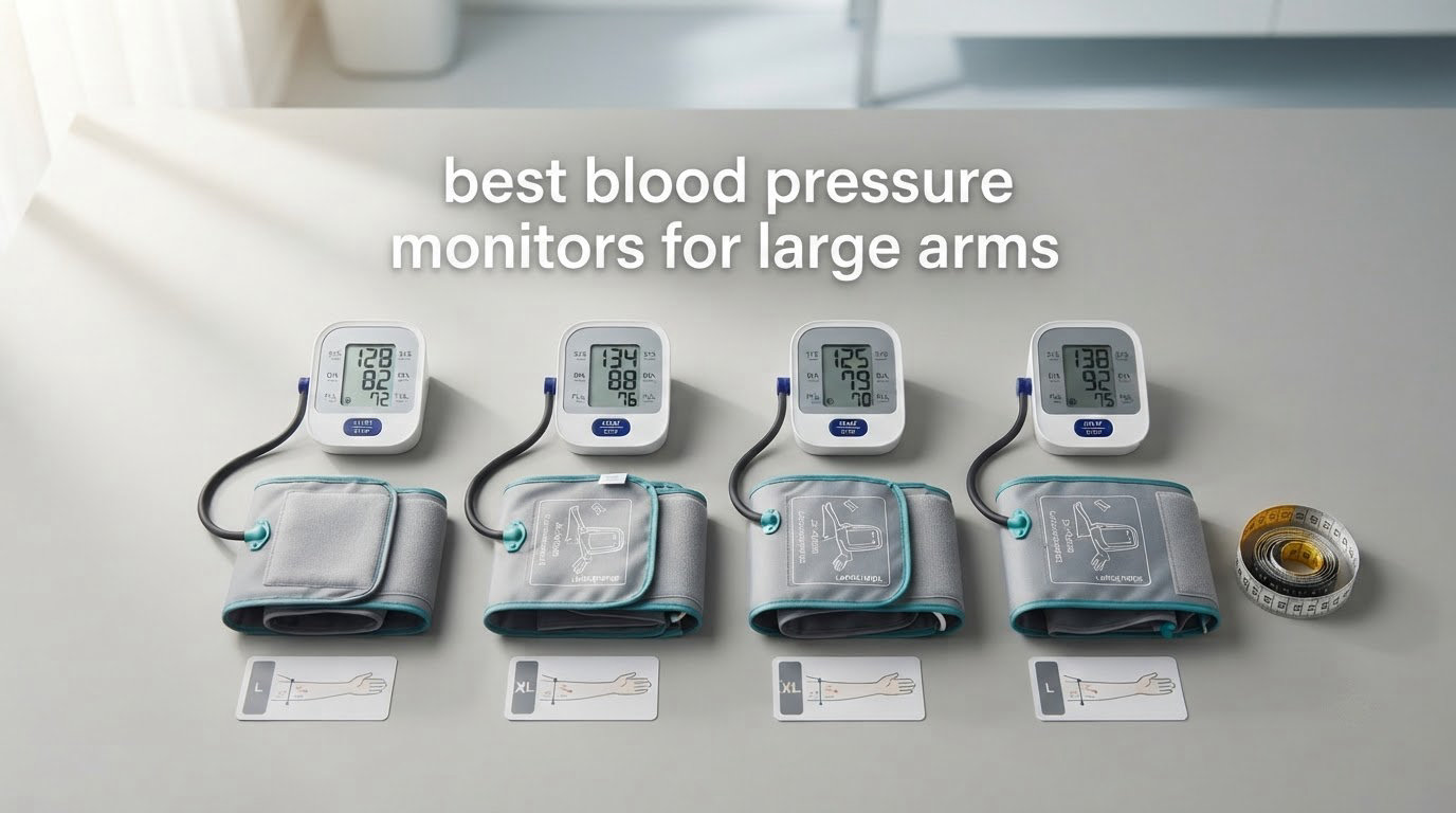 best blood pressure monitors for large arms