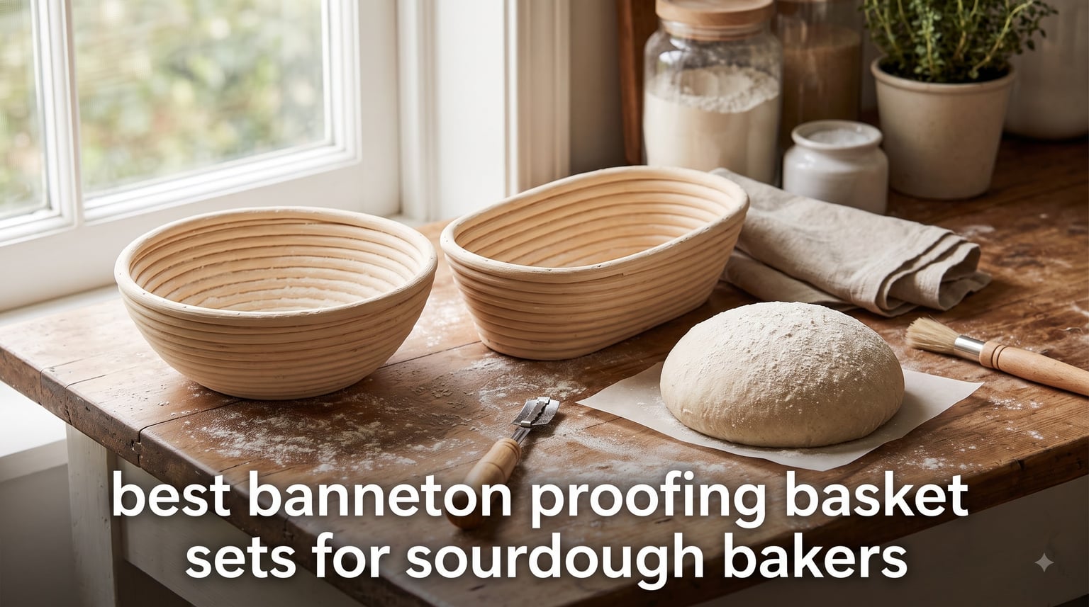 best banneton proofing basket sets for sourdough bakers