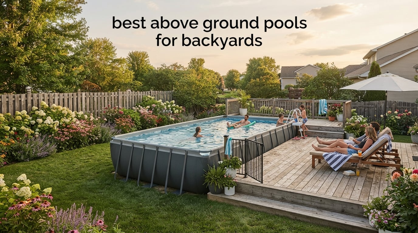 best above ground pools for backyards