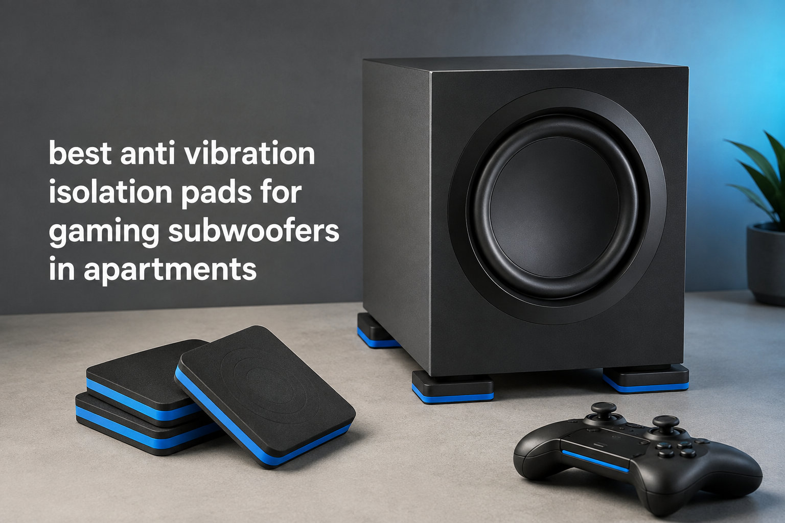 best anti vibration isolation pads for gaming subwoofers in apartments