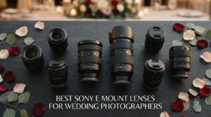 best sony e mount lenses for wedding photographers