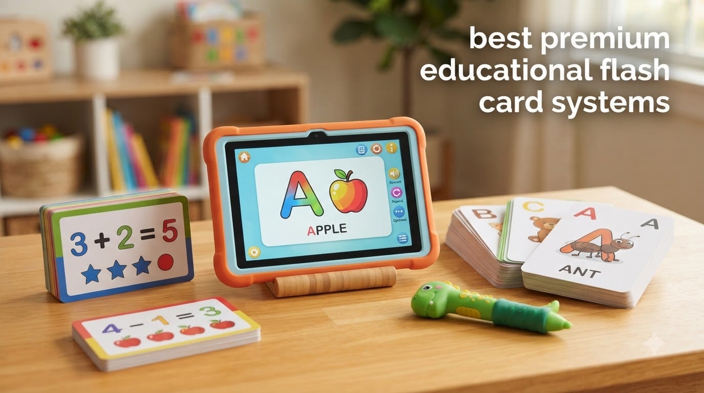 best premium educational flash card systems