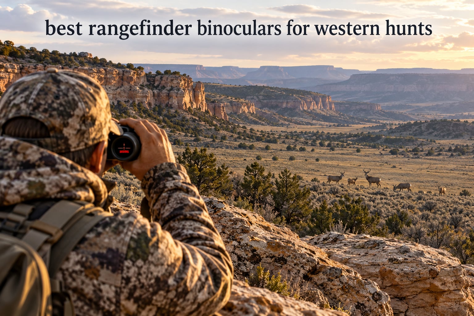 best rangefinder binoculars for western hunts