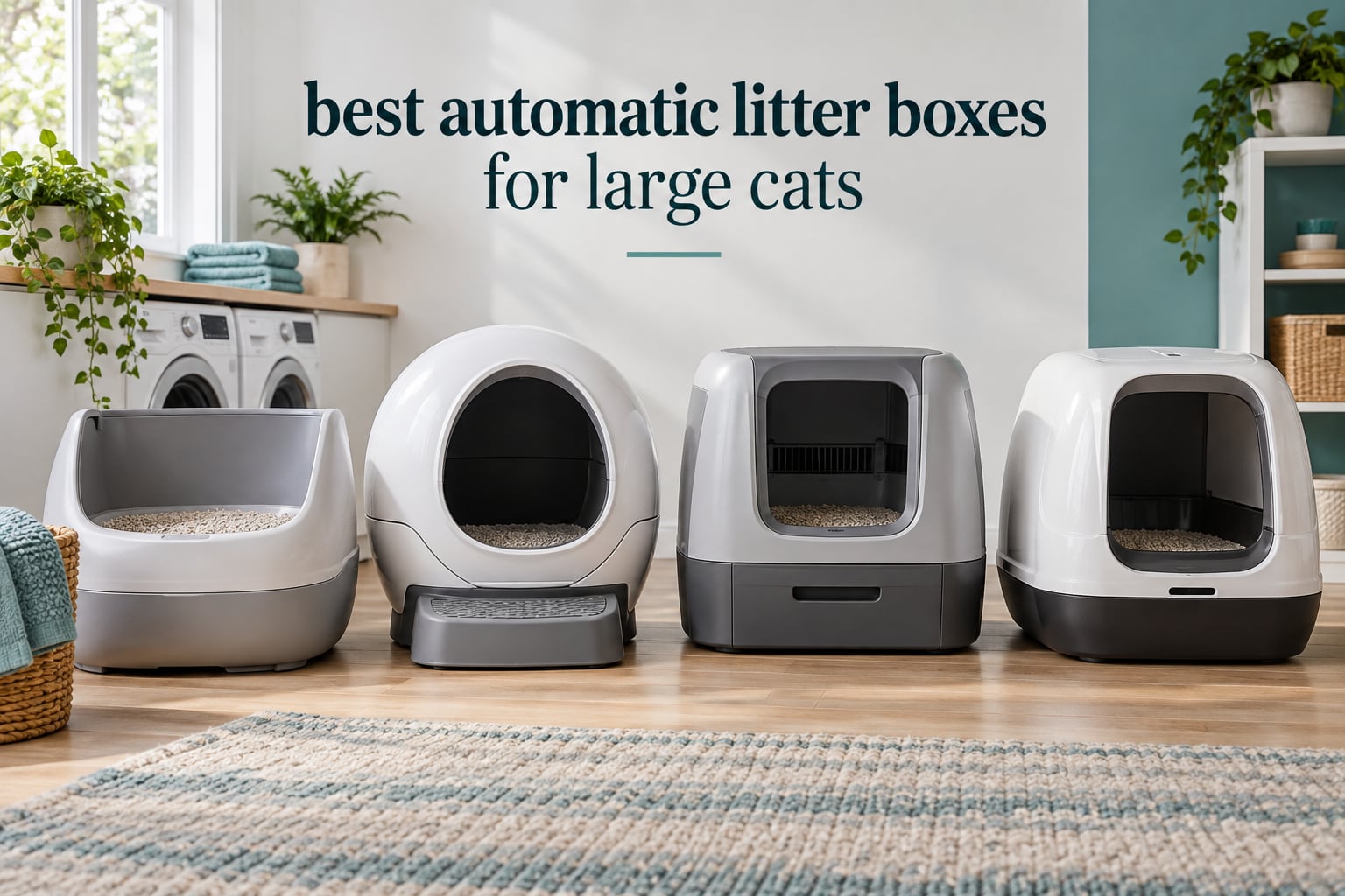 best automatic litter boxes for large cats