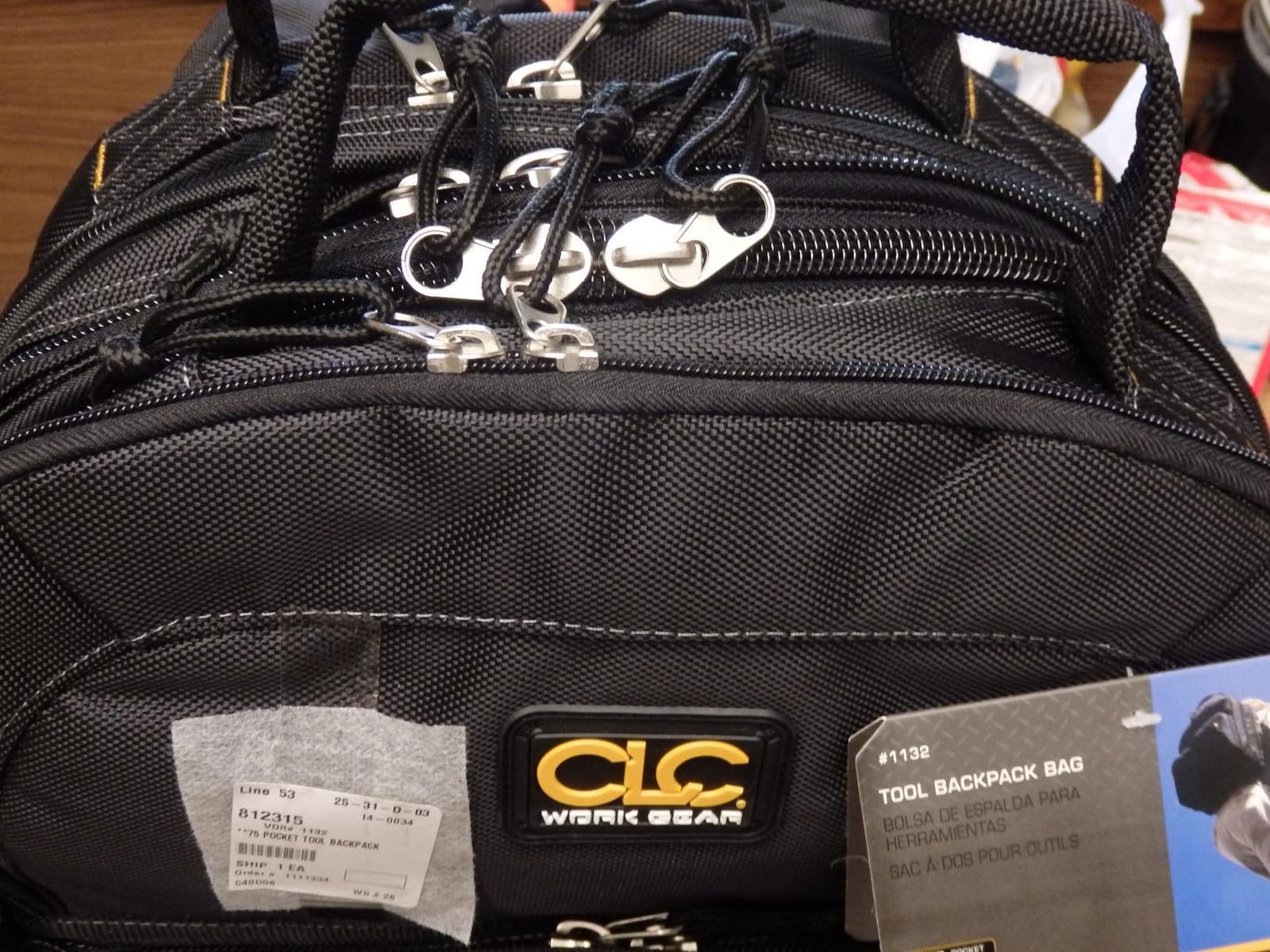 Custom Leathercraft1132 75-Pocket Tool Backpack customer photo 2