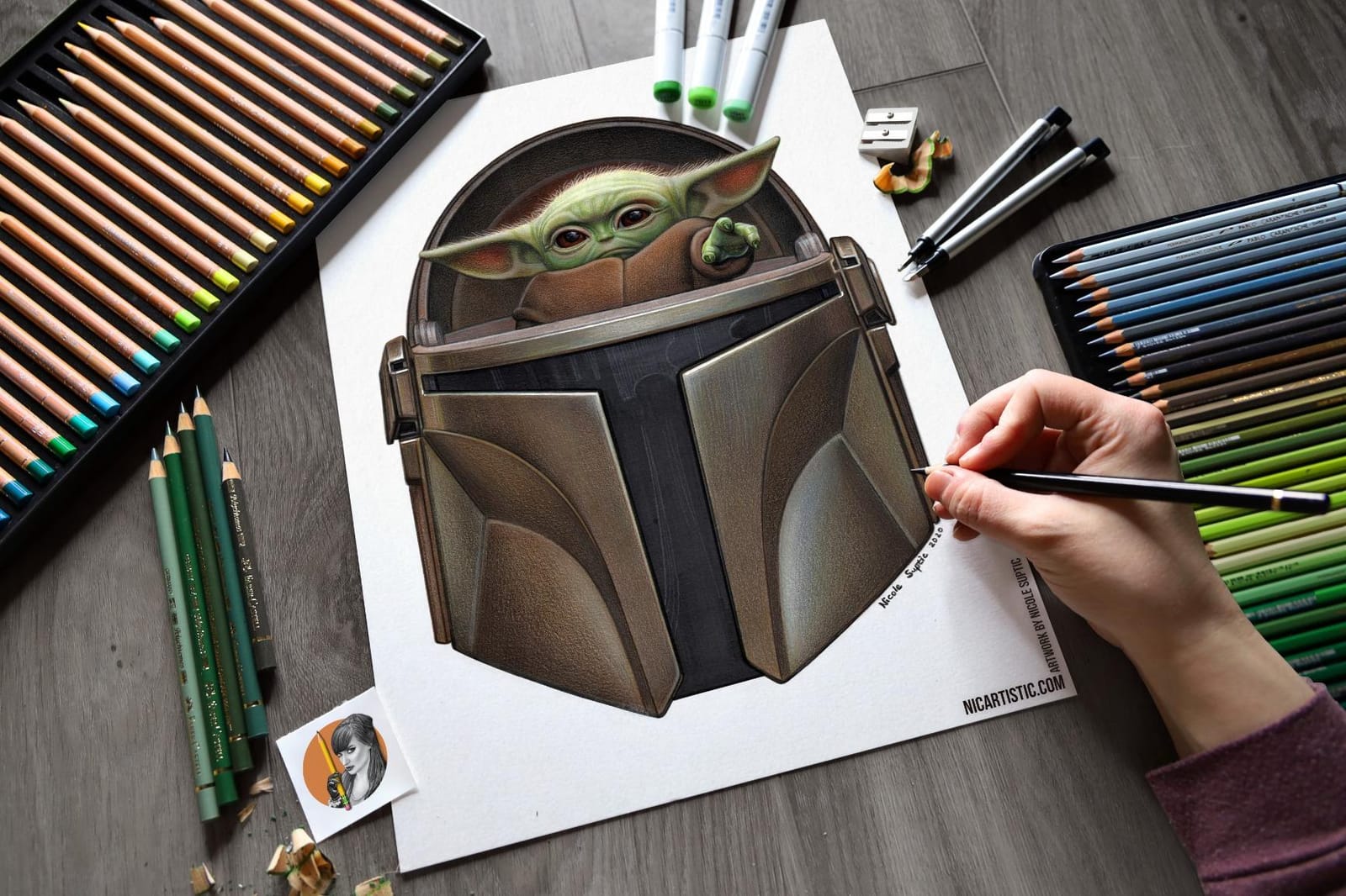 Caran d'Ache Pablo Colored Pencil Set Of 120 Metal Box (666.420) customer photo 1