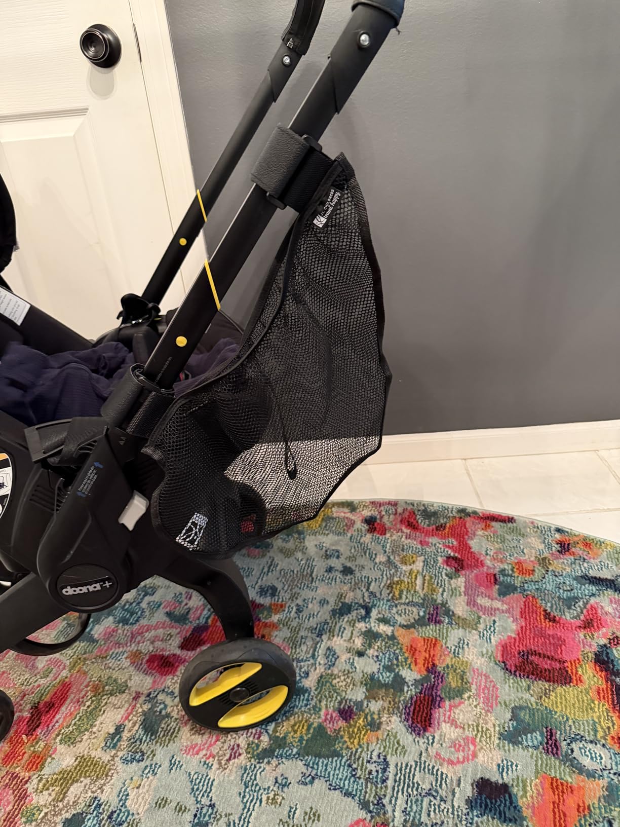 J.L. Childress Universal Side Sling Stroller Organizer & Caddy, Black customer photo 1