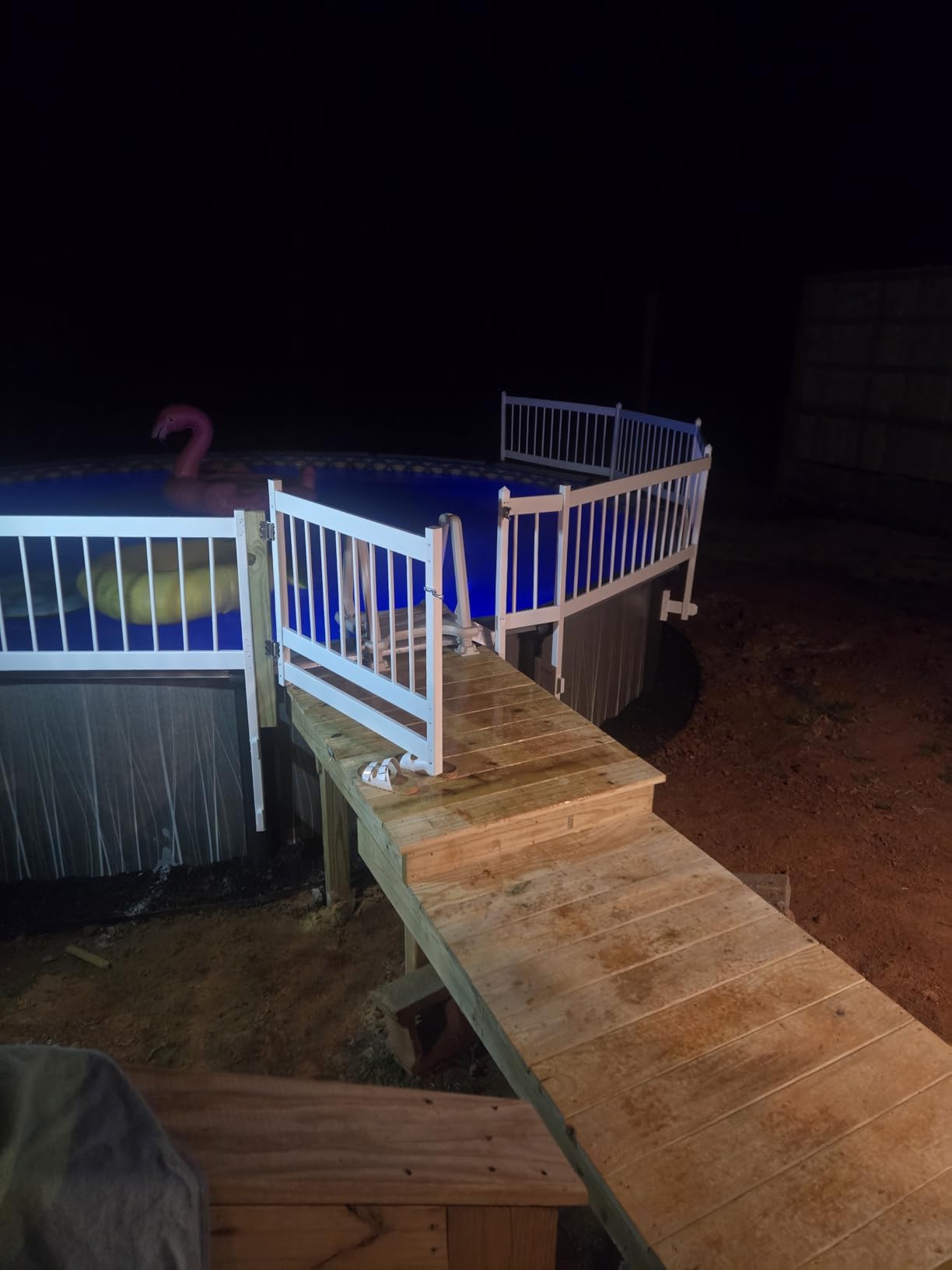 Blue Wave Above Ground Pool Fence Base Kit A, 8 Sections customer photo 2