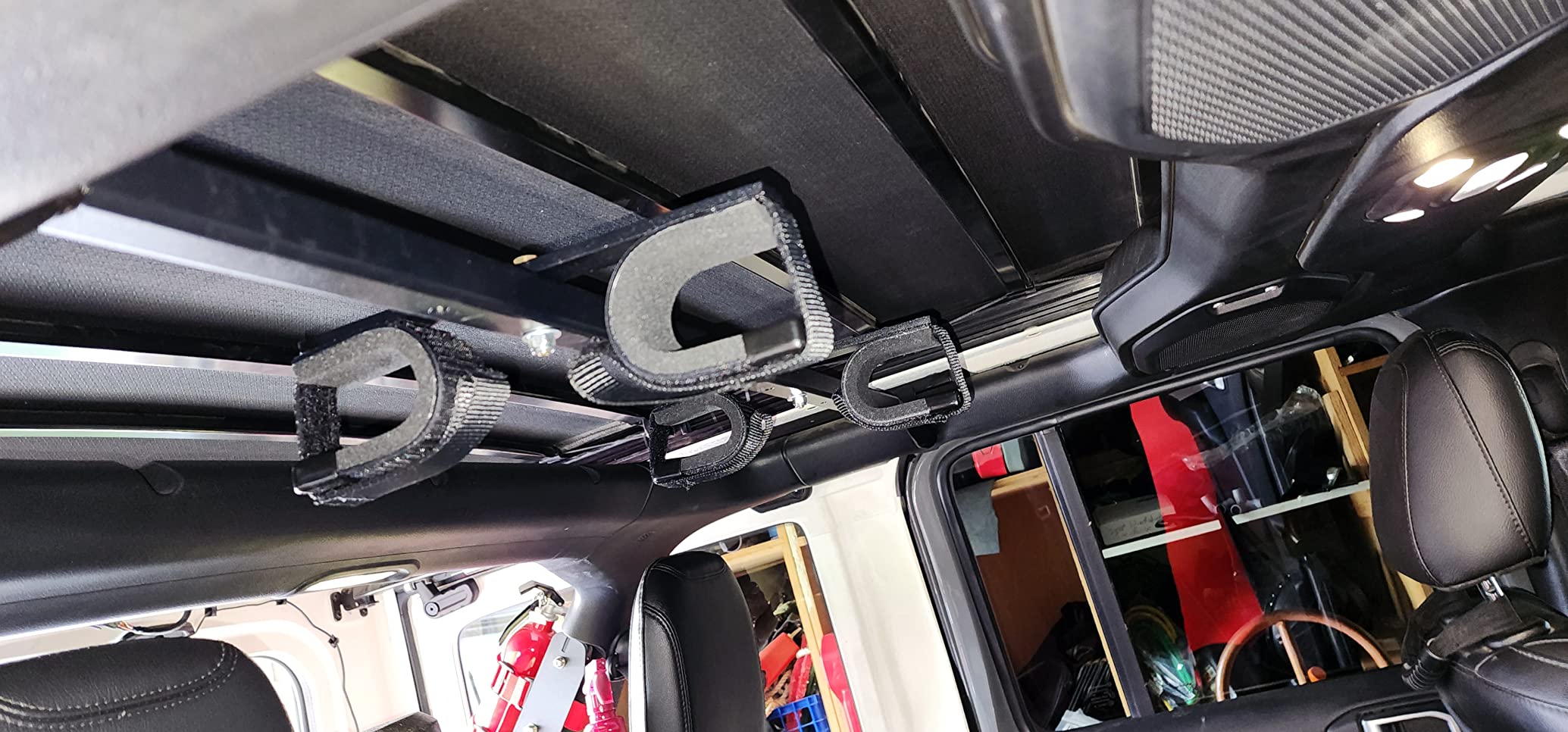 Great Day Quick-Draw Overhead Gun Rack - For UTVs With Roll Bar Depth of 28-35in - Black Powder-Coated Finish - 2 Gun Model, QD851-OGR customer photo 1
