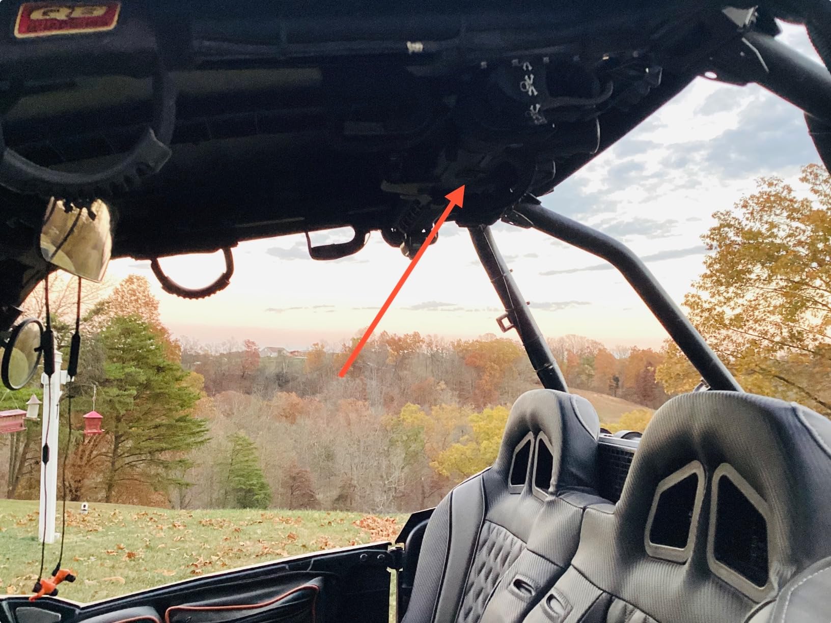 UTV Overhead In-Cab Gun Rack customer photo 1