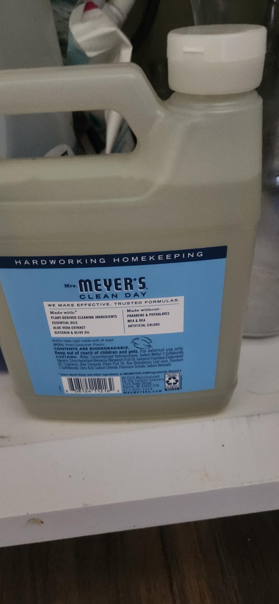 MRS. MEYER'S CLEAN DAY Hand Soap Refill, Lemon Verbena Scent, 33 Fl Oz Bottle customer photo 1