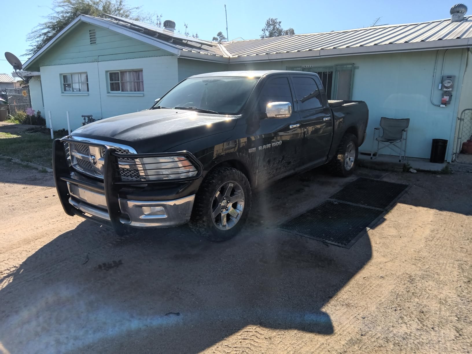 ARIES 5058 1-1/2-Inch Black Steel Grille Guard, No-Drill, Select Dodge, Ram 1500 customer photo 2