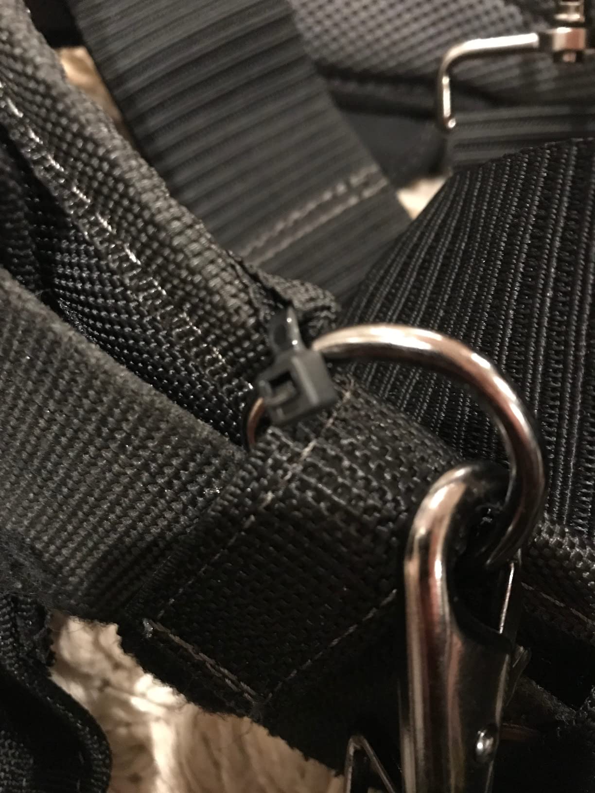 Dead On Tools - 1680 Denier Poly Carpenter’s Tool Belt with Suspenders (HDP400945) , Black customer photo 2