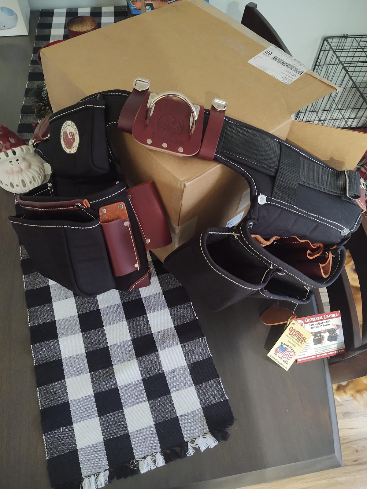 Occidental Leather Adjust-to-Fit OxyLight Framer - 21 Pockets & Tool Holders - Made in USA customer photo 2