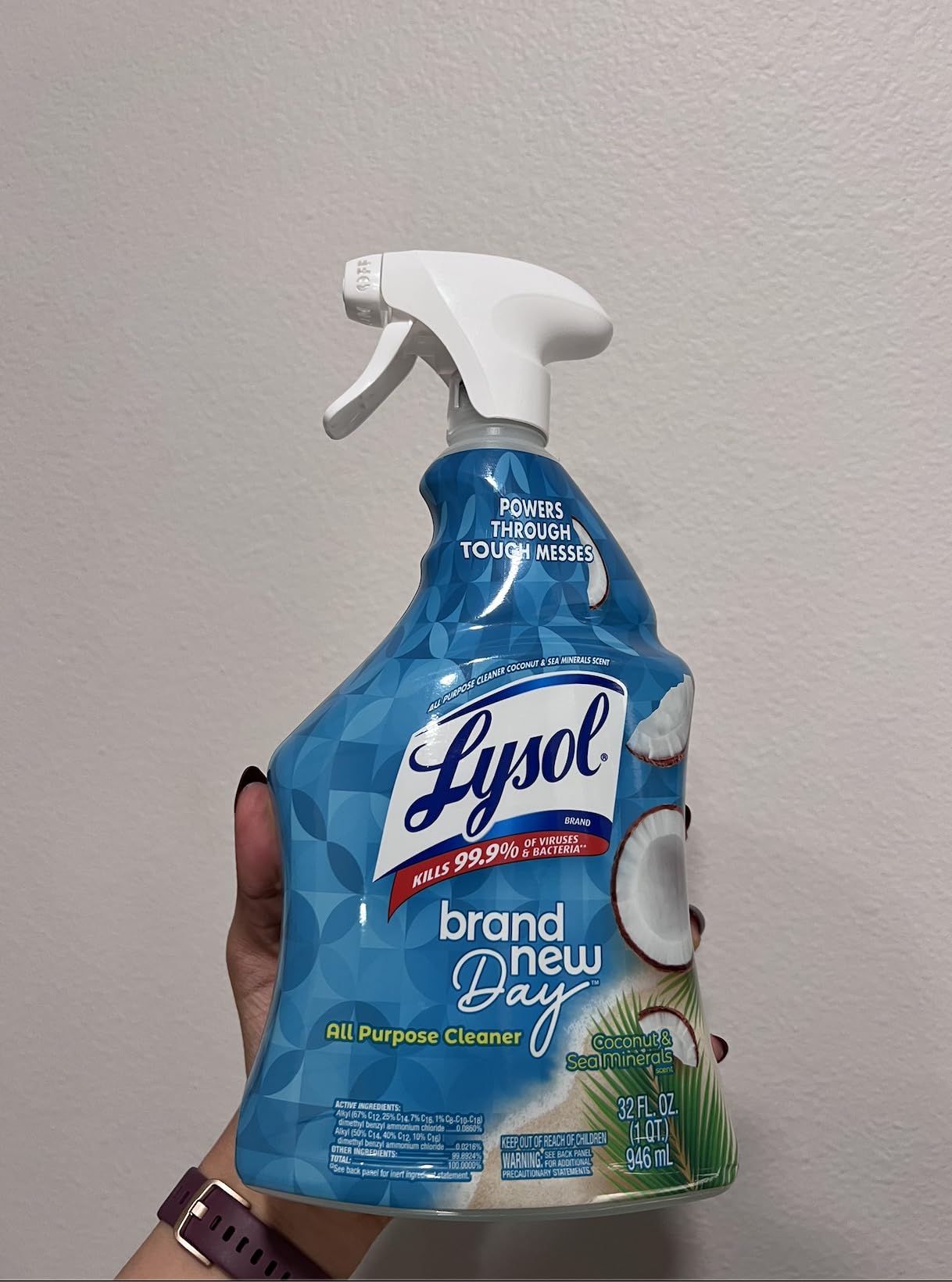 Lysol All Purpose Cleaner Spray, Disinfectant, Lemon, 32oz customer photo 1