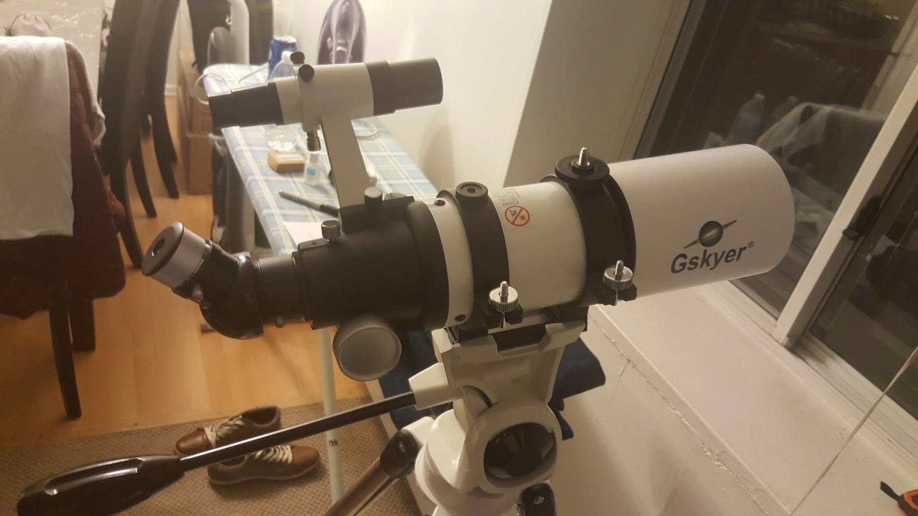 Gskyer Telescope, 80mm AZ Space Astronomical Refractor Telescope for Kids customer photo 2