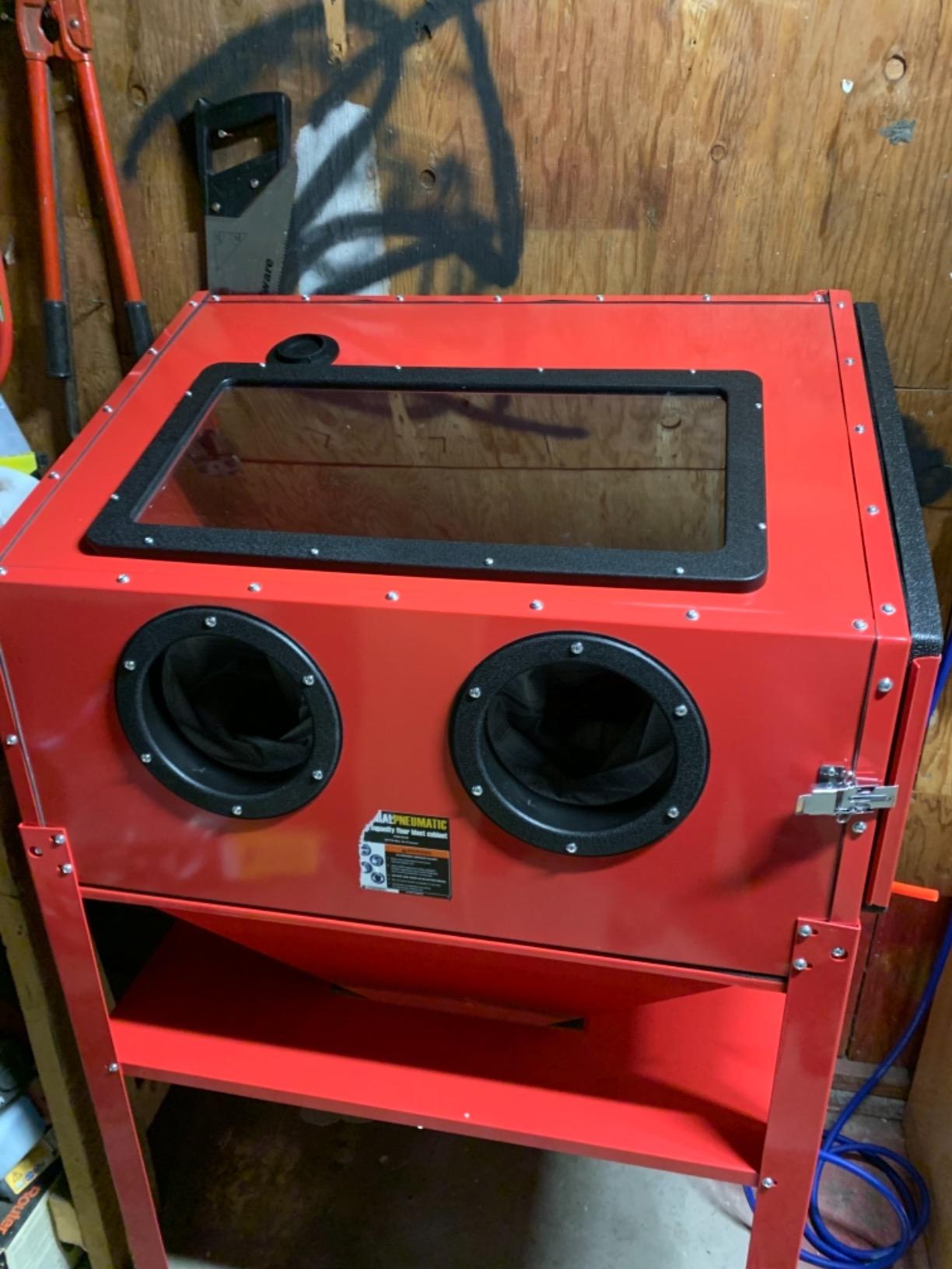 Central Pneumatic 40 Lb. Capacity Floor Blast Cabinet by Central Pneumatic customer photo 1