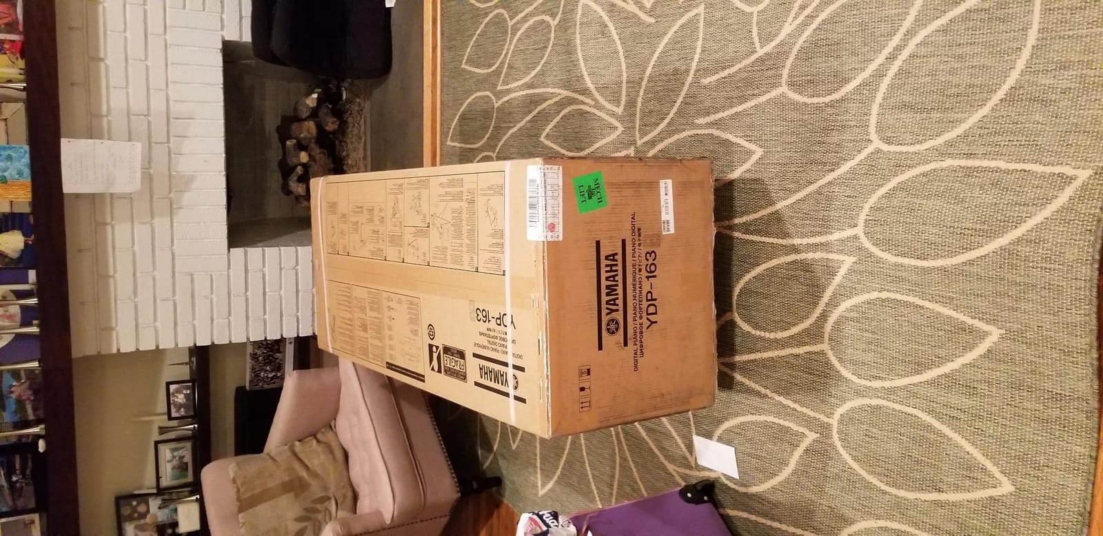 Yamaha YDP163B Arius Series Console Digital Piano with Bench, Black Walnut customer photo 1