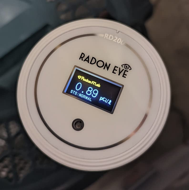 Ecosense Continuous Home Radon Detector, OLED Display, Bluetooth, RD200 customer photo 1