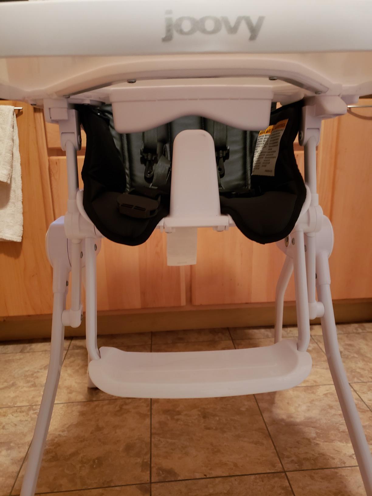 Joovy Nook Folding High Chair with Swing Open Tray, Black customer photo 1