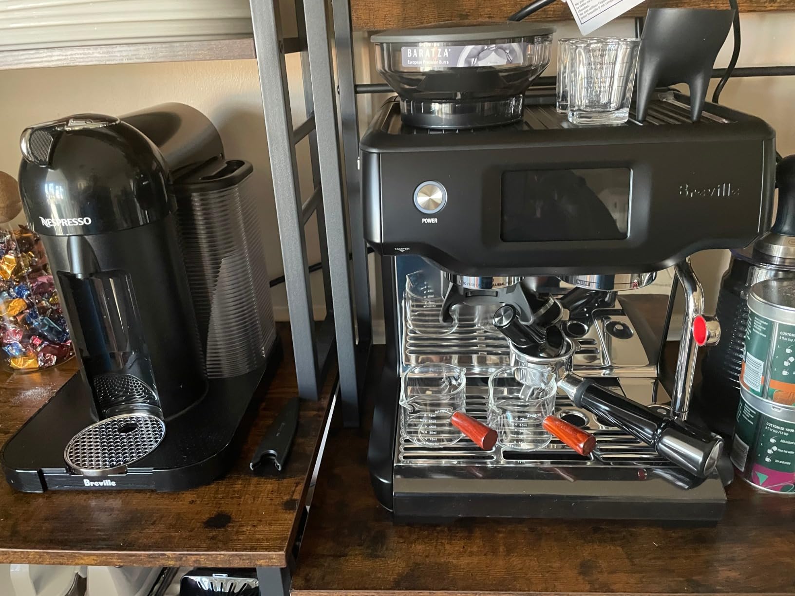 Nespresso Vertuo Coffee and Espresso Maker by Breville, Chrome with Aeroccino Milk Frother customer photo 2