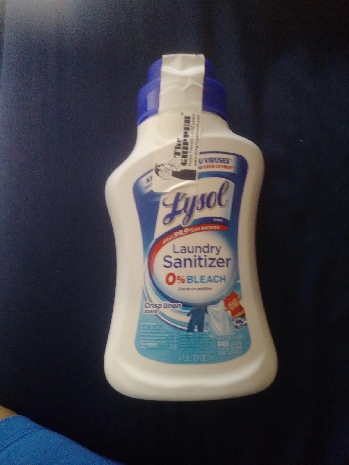 Lysol Laundry Sanitizer Liquid, Detergent Additive, Crisp Linen, 41oz customer photo 1