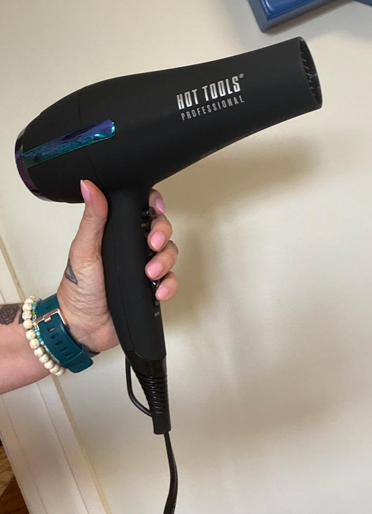Hot Tools Pro Artist 2100 Ionic Turbo Hair Dryer, 1875 Watts, Black customer photo 1