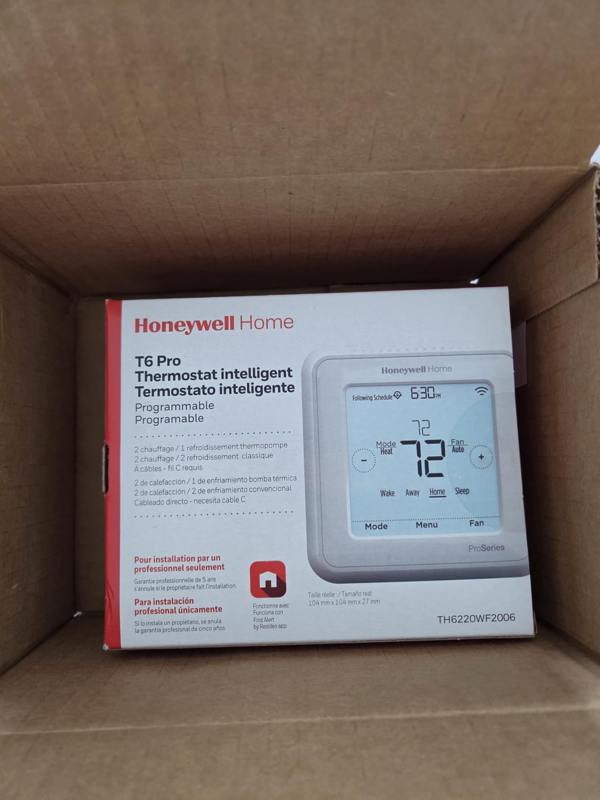 Honeywell Lyric T6 Pro customer photo 1