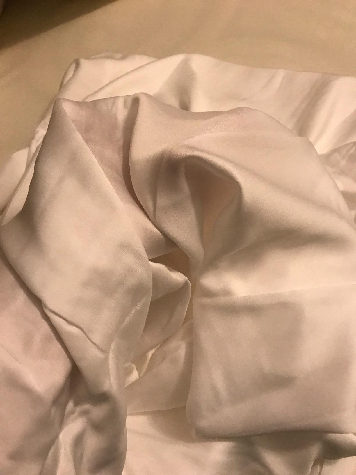 Hotel Sheets Direct 4 Piece Bed Sheet Set King Size, 100% Viscose Derived from Bamboo Sheets Set with 2 Pillowcases, Cooling & Breathable Luxury Bedding, Moisture-Wicking & Silky Soft Texture, Sand customer photo 2