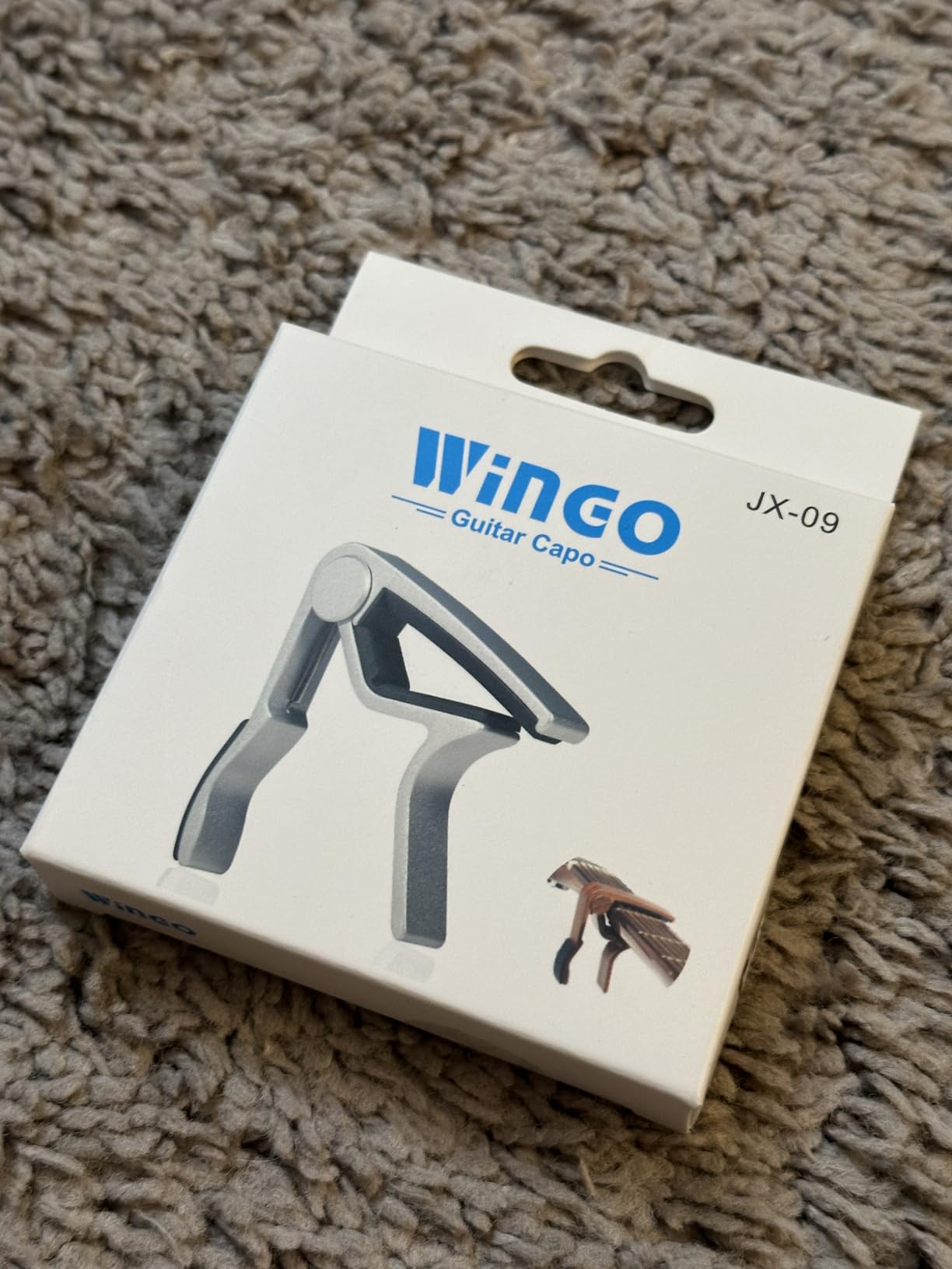 WINGO Guitar Capo for Acoustic Electric Guitars-Rosewood Color with 5 Picks customer photo 1