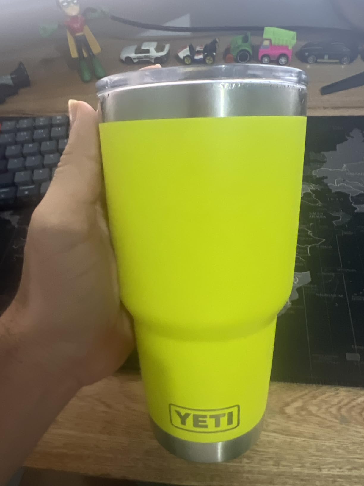 YETI Rambler 30 oz Stainless Steel Vacuum Insulated Tumbler w/ MagSlider Lid, Black customer photo 2