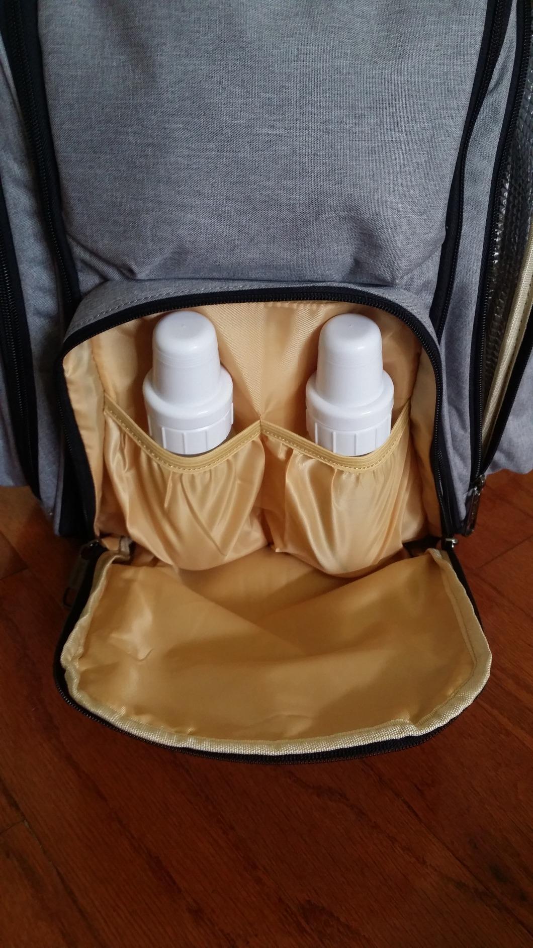 Mancro Backpack Diaper Bag, Travel Baby Changing Bag for Dad and Men customer photo 2