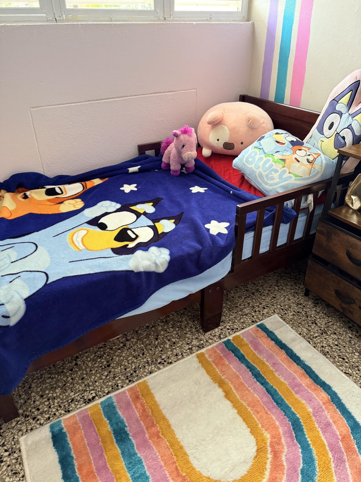 Dream On Me Brookside 3-in-1 Wooden Toddler Bed, GREENGUARD Gold, Pebble Grey customer photo 1