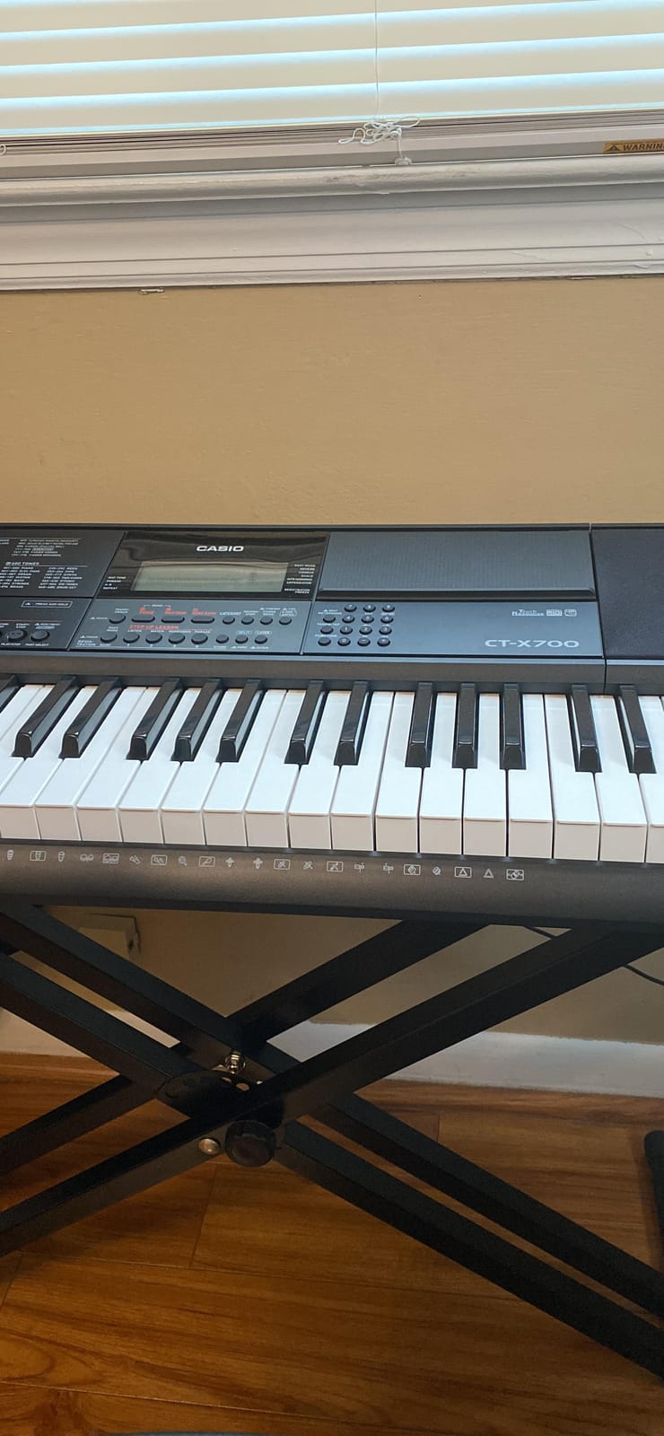 Casio CT-X700 61-Key Portable Keyboard | 600 Tones | AiX Sound Engine customer photo 2