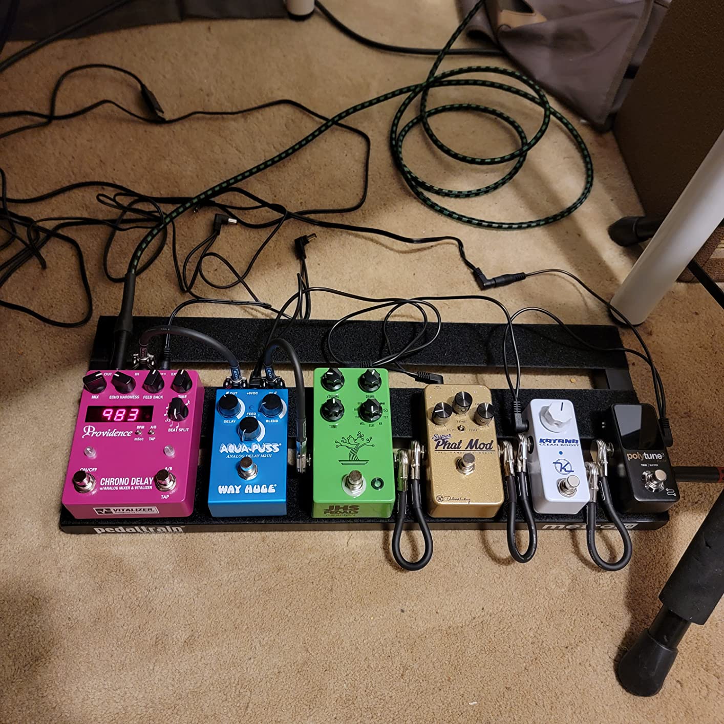 JHS Pedals Bonsai 9-Way Screamer Overdrive Guitar Effects Pedal, Green customer photo 1