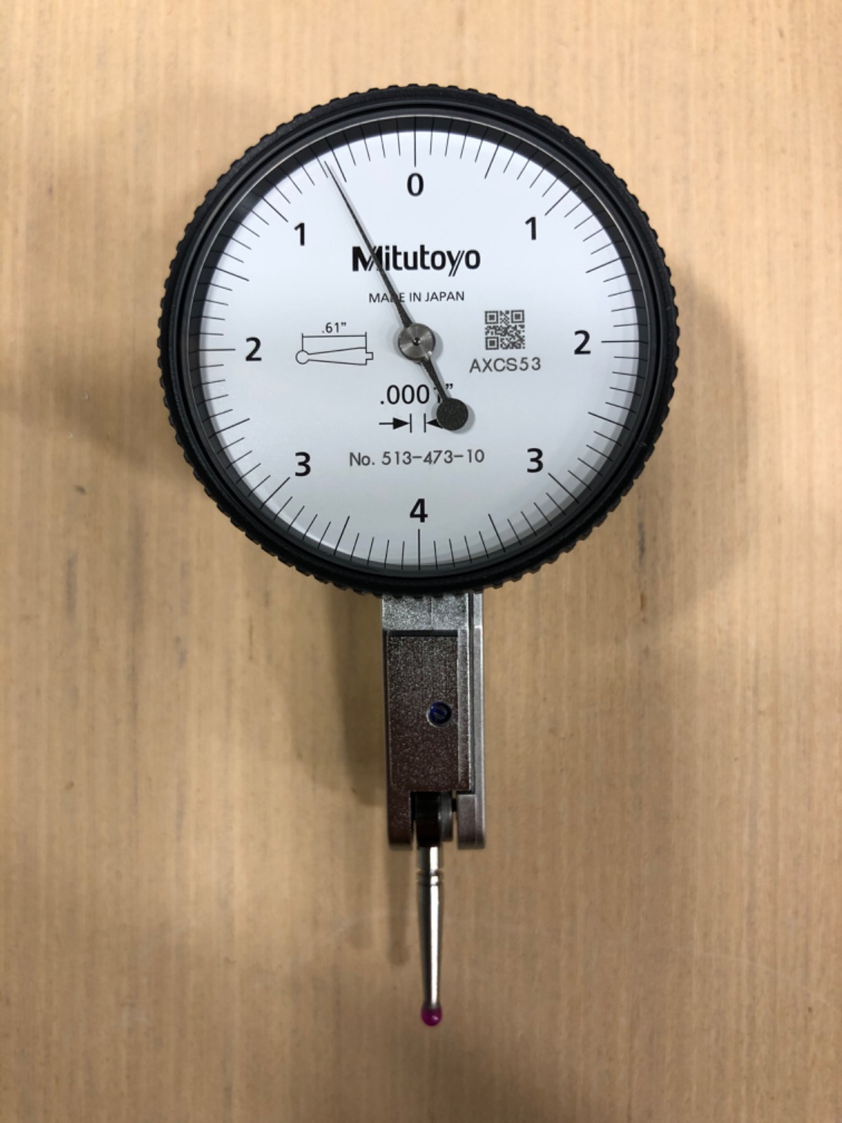 Mitutoyo 513-473-10E DIAL TI, BAS, STD 0.008