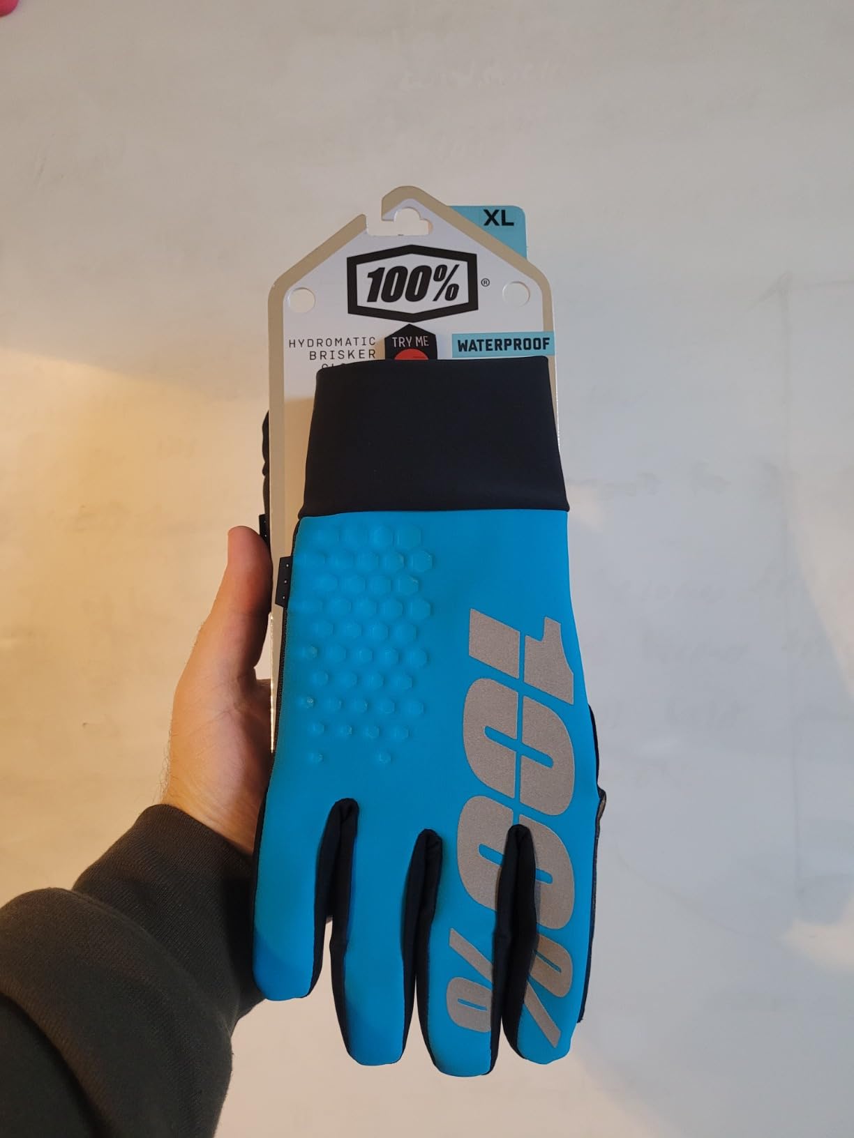 100% HYDROMATIC BRISKER Cold Weather Motocross and Snowmobile Gloves - Warm Water Resistant MX & Powersport Racing Protective Gear customer photo 1