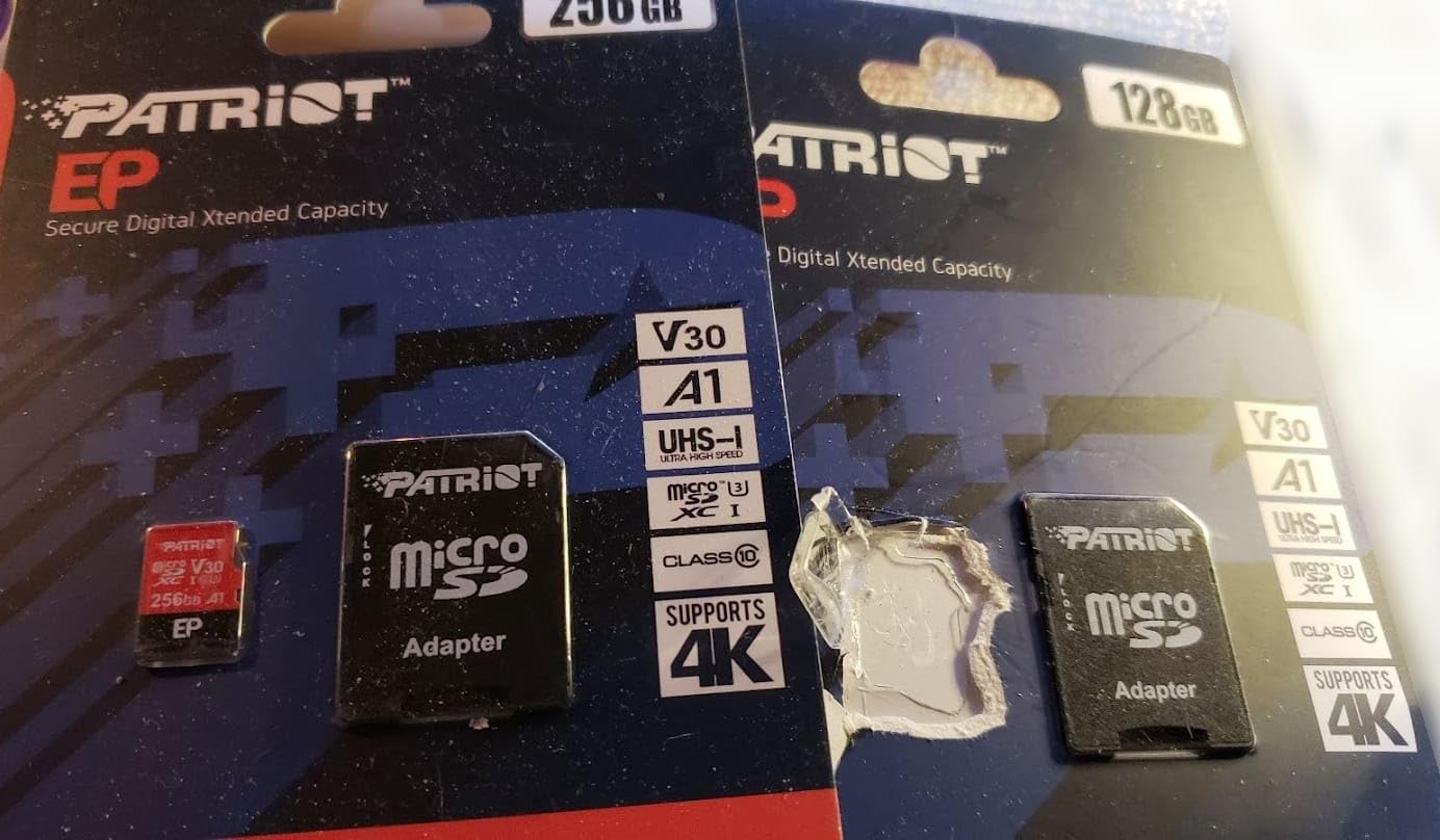 Patriot 64GB Micro SD V30 A1 Memory Card customer photo 1