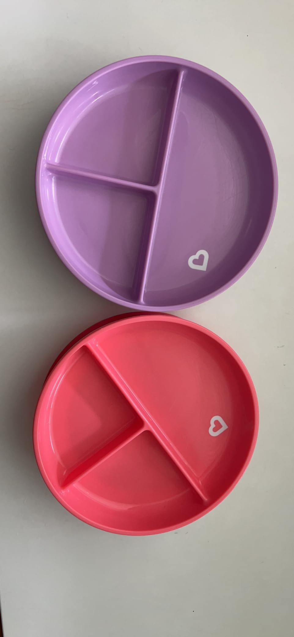 Munchkin Stay Put Suction Plates, 3 Divided Sections, Blue/Green customer photo 2